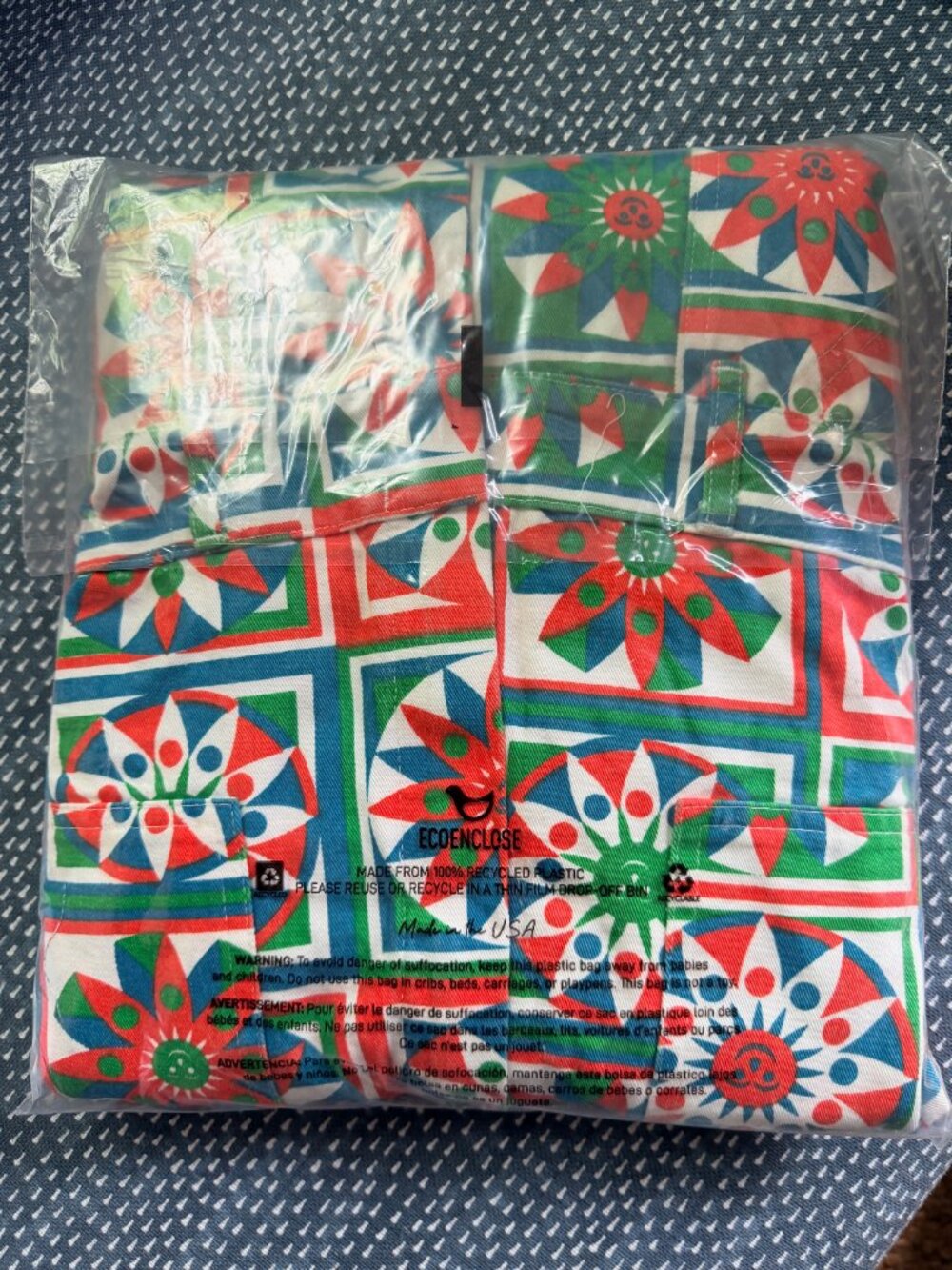 Big Bud Press quilt print jumpsuit (M) - Picture 3 of 3